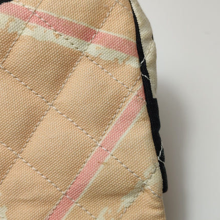 Chanel Baguette Flap Multicolor Eiffel Tower Print Cloth Shoulder Bag