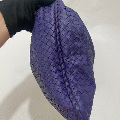 Bottega Veneta Hobo Bag Large Leather Purple 45cm