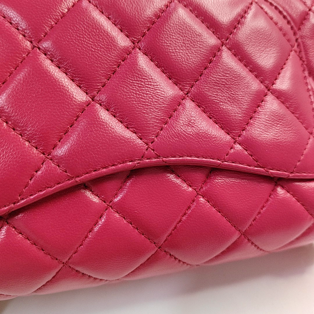 Chanel Classic Flap Rectangular Coco Crush Mini Rose Pink Lambskin Gold Hardware 2020