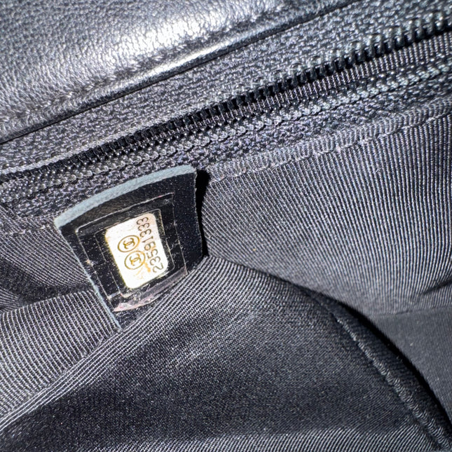 Chanel Timeless Classic Flap Lambskin Plexiglass Quilted Medium Cuba Color Flap Black with Multicolor Trim