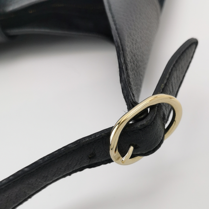 Sold Gucci Jackie 1961 Small Monogram Canvas and Leather Bag Black