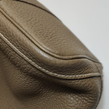 Hermes Garden Party 36 Etoupe Grey Calfskin Leather Handbag 2012