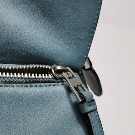 Loewe Puzzle Medium Ash Blue Calfskin leather Crossbody Bag