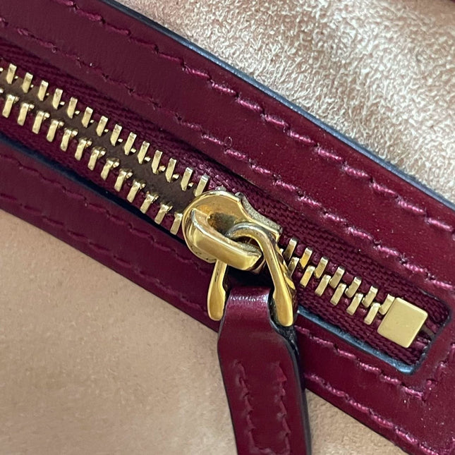 Gucci Jackie 1961 Red Leather Bag Small Shoulder Bag