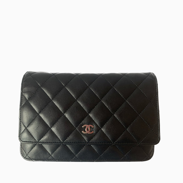 Sold Chanel Wallet On Chains WOC Timeless/ Classic Black-Luxbags