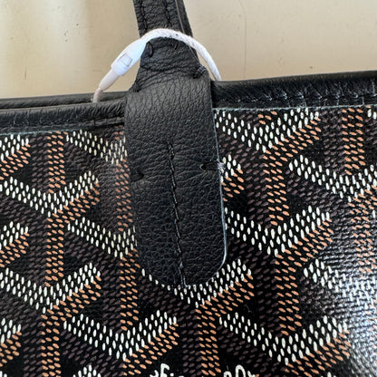 Goyard Artois GM Large Black French Bulldog Reinforced Corners and Zipper