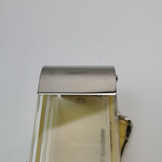 Sold Fendi Baguette Mini Box Yellow/Clear Acrylic Plexiglass and Leather Crossbody Bag