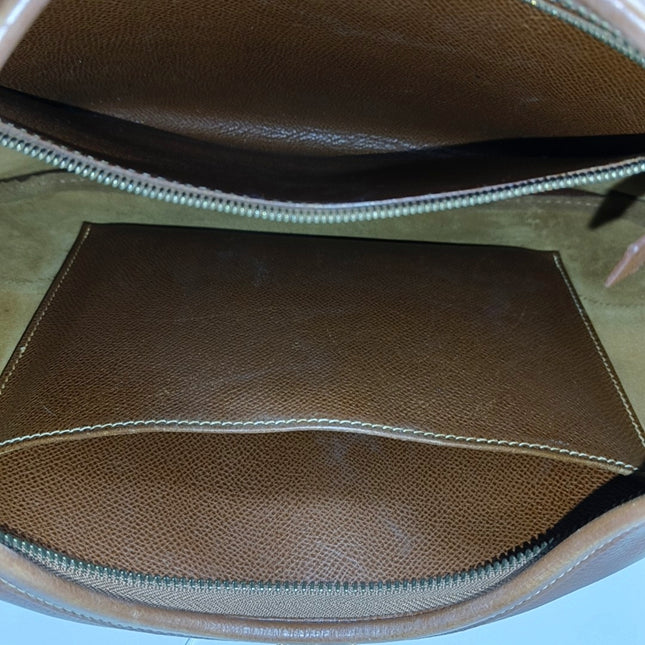 Hermès Trim 31 Gold Brown Epsom Leather Shoulder Bag