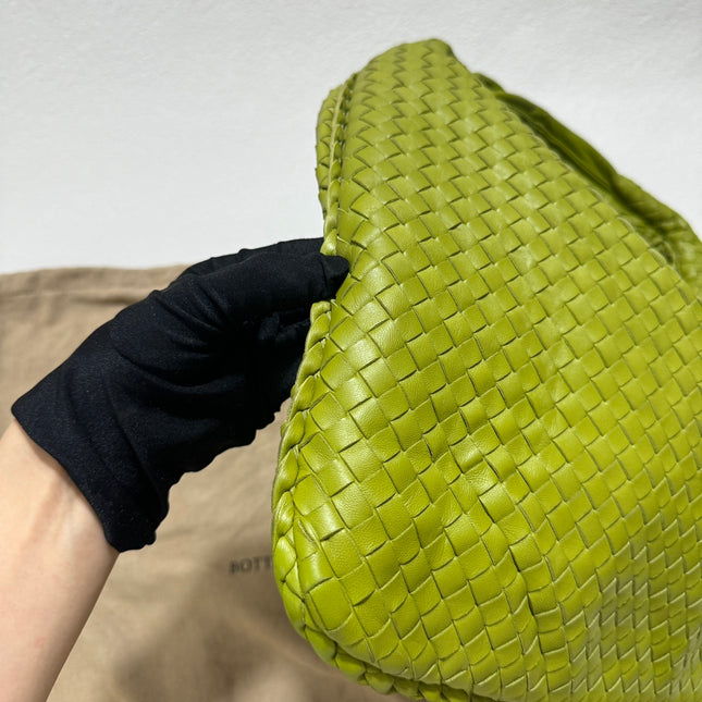 Sold Bottega Veneta Hobo Bag Large Leather Mela Green 47cm