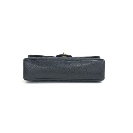 Chanel Classic Flap Medium 2014 Black Caviar Leather Gold Hardware