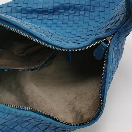 Bottega Veneta Belly Hobo Intrecciato Blue Navy Leather Maxi 50cm