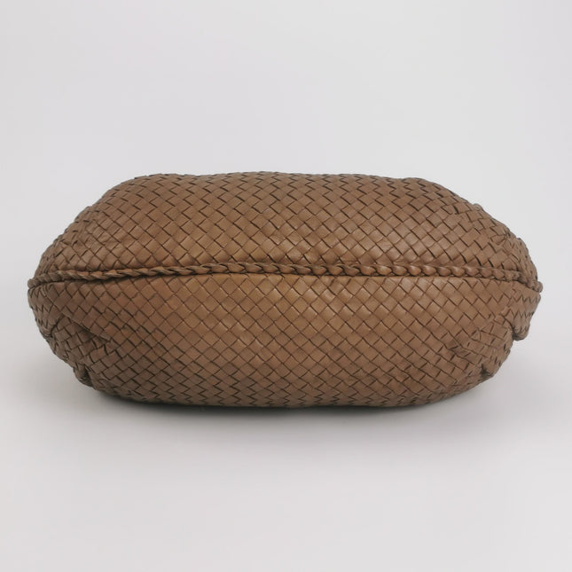Bottega Veneta Belly Hobo Milk Chocolate Brown Maxi 50cm Intrecciato Leather