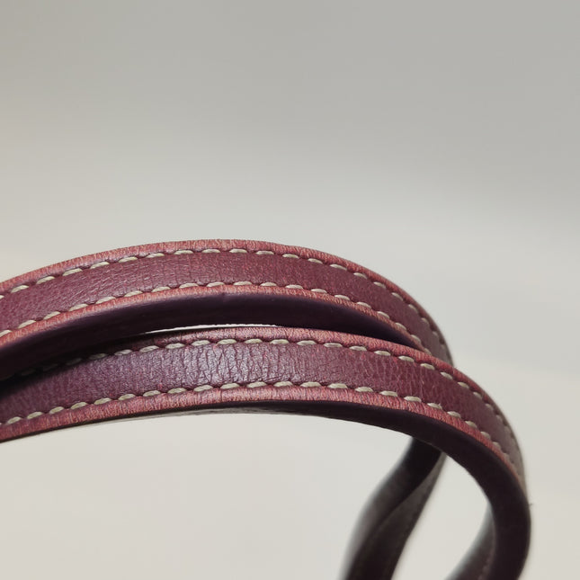 Goyard Anjou PM Medium Tote Burgundy Reversible Leather Lining