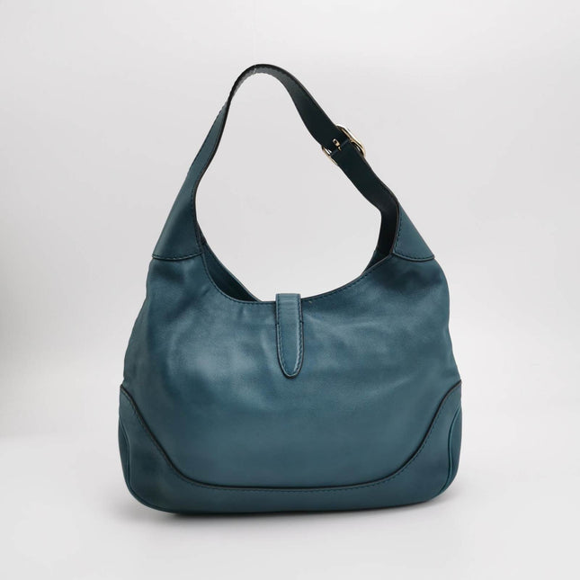 Sold Gucci Jackie 1961 Soft Navy Leather Bag Medium