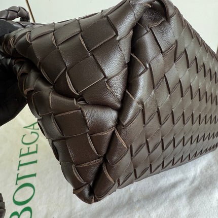 Bottega Veneta Andiamo Medium Fondant Dark Chocolate Brown Handbag
