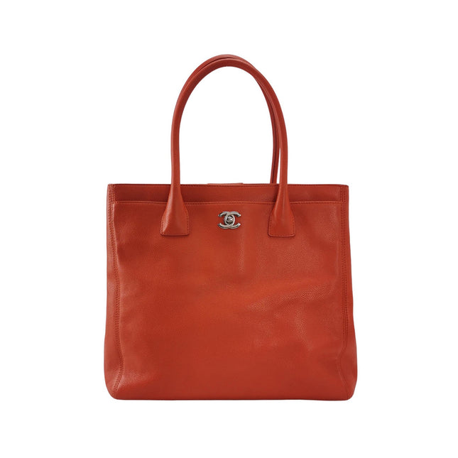 Chanel Cerf Executive Tall Red Leather Handbag 30cm-Luxbags