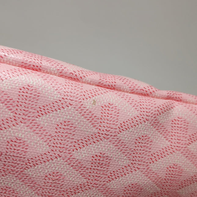Goyard Artois Tote PM Medium Pink With Zipper and Reinforced Corners 2018