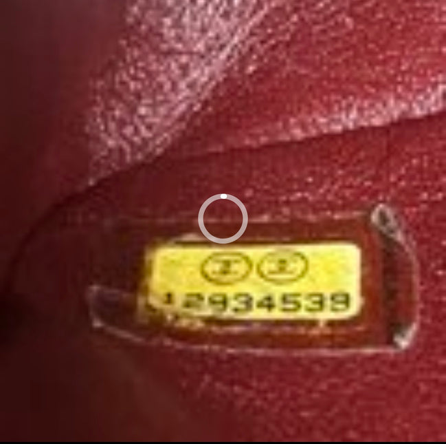 Chanel Classic Flap Medium 2008 Burgundy Caviar Leather Silver Hardware