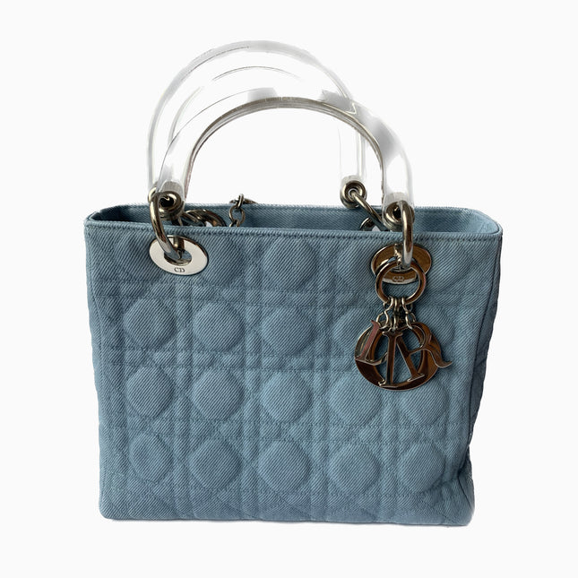 Sold Lady Dior Denim Vintage Medium size