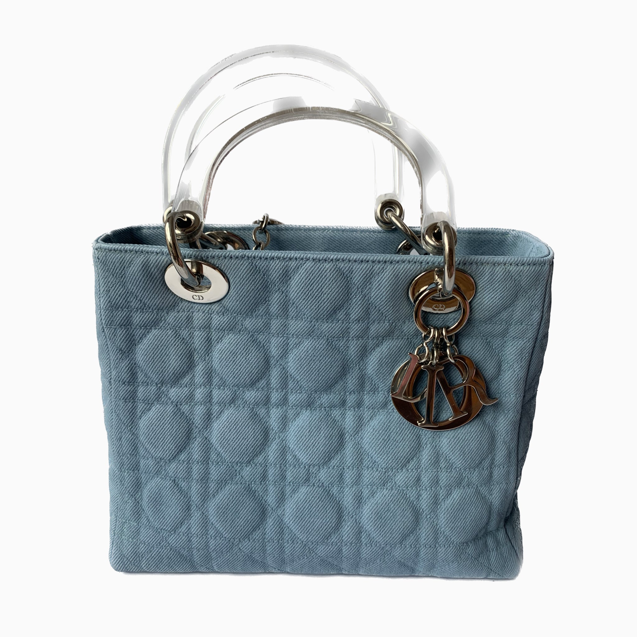 Sold Lady Dior Denim Vintage Medium size - Main Image