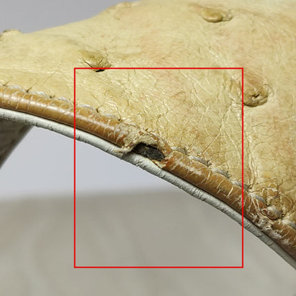 Cartier Panthere Hobo Shoulder Bag Cream White Leather Gold Hardware