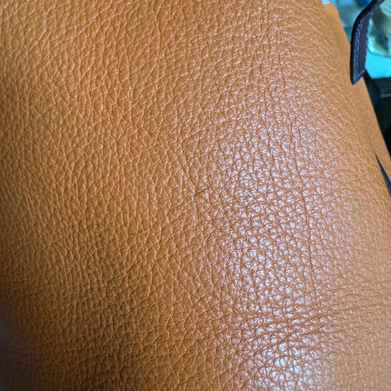 Hermes Picotin 18 Orange  Brown Strap Clemence Taurillon Leather 2003