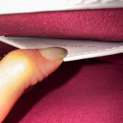 Bvlgari Serpenti Forever Small Leather Top Handle Crossbody Bag White