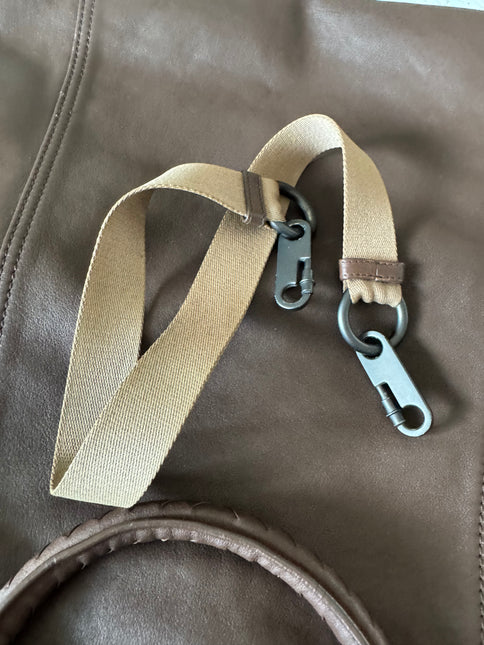 Bottega Veneta Maxi Convertible Tote Dark Chocolate Brown Smooth Leather 55cm