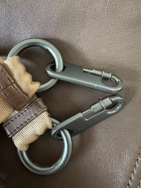 Bottega Veneta Maxi Convertible Tote Dark Chocolate Brown Smooth Leather 55cm