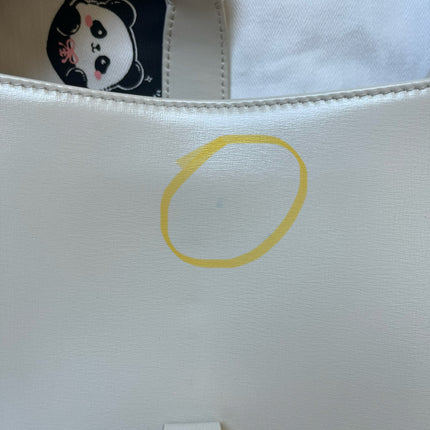 Gucci Jackie 1961 White Leather Bag with Adjustable Strap Size Small