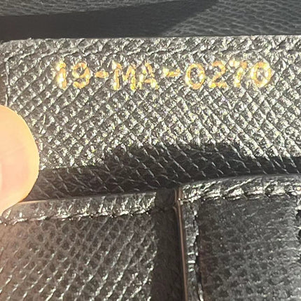 Dior Saddle 2020 Medium Grained Calfskin Leather Bag Black