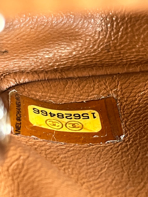 Chanel Classic Flap Rectangular Mini Tan Brown Caviar Leather-Luxbags