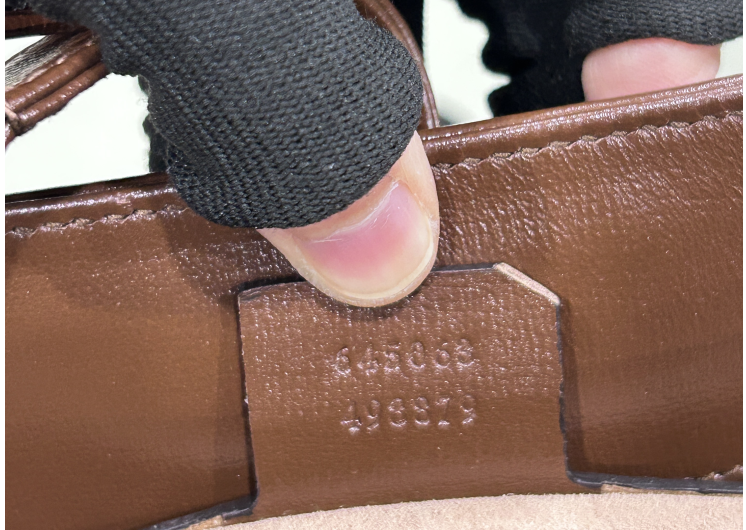 Gucci Jackie 1961 Large Brown Leather and Monogram Web with Long Strap