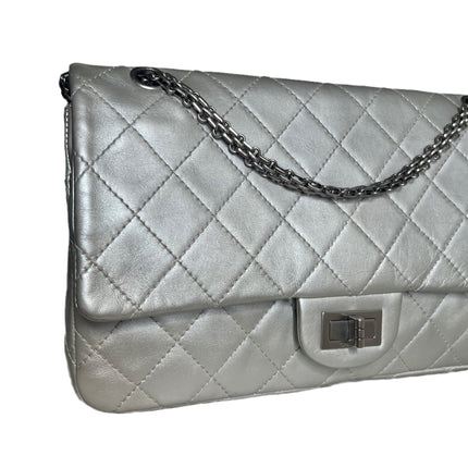 Sold Chanel 2.55 Large Silver