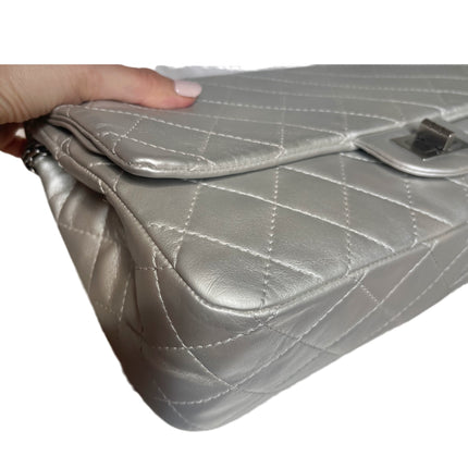 Sold Chanel 2.55 Large Silver