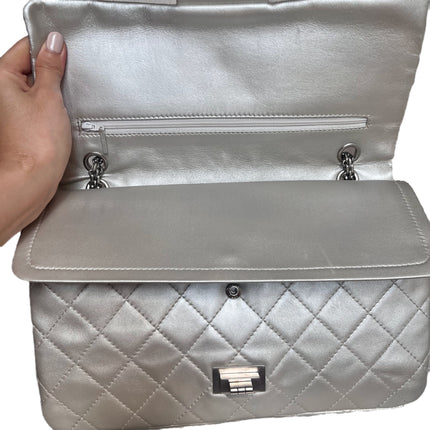 Sold Chanel 2.55 Large Silver