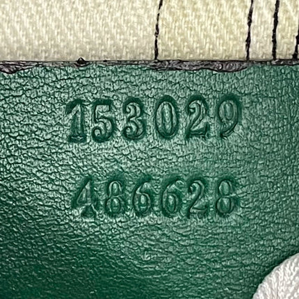 Gucci Jackie Vintage Large Green Suede and Snake-skin Leather Gold Hardware