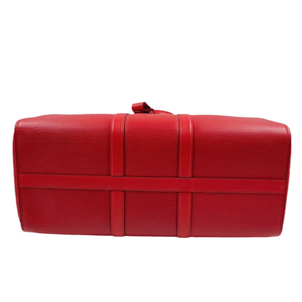 Sold Louis Vuitton x Supreme Keepall Bandouliere Size 45 Red Epi Leather Supreme