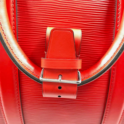 Sold Louis Vuitton x Supreme Keepall Bandouliere Size 45 Red Epi Leather Supreme