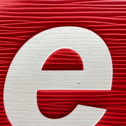 Sold Louis Vuitton x Supreme Keepall Bandouliere Size 45 Red Epi Leather Supreme