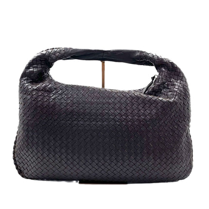 Sold Bottega Veneta Hobo Bag Large Dark Brown Lambskin leather