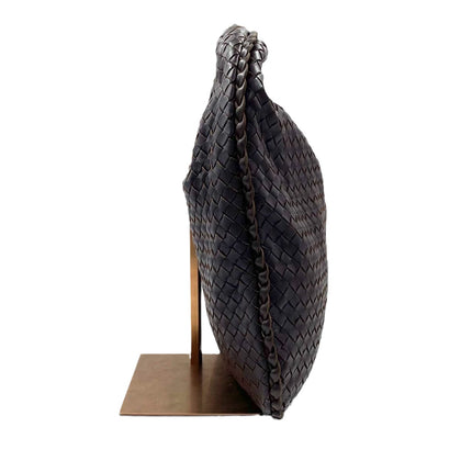 Sold Bottega Veneta Hobo Bag Large Dark Brown Lambskin leather