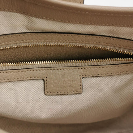 Gucci Jackie 1961 Small Cream Beige Monogram Canvas and Leather Bag