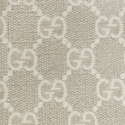 Gucci Jackie 1961 Small Cream Beige Monogram Canvas and Leather Bag