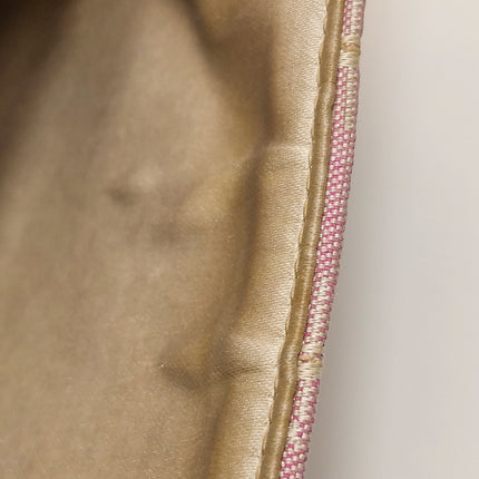 Chanel Pink Medium Canvas Ice Cube Classic Flap 2000-2002 Travel Line Shoulder Bag