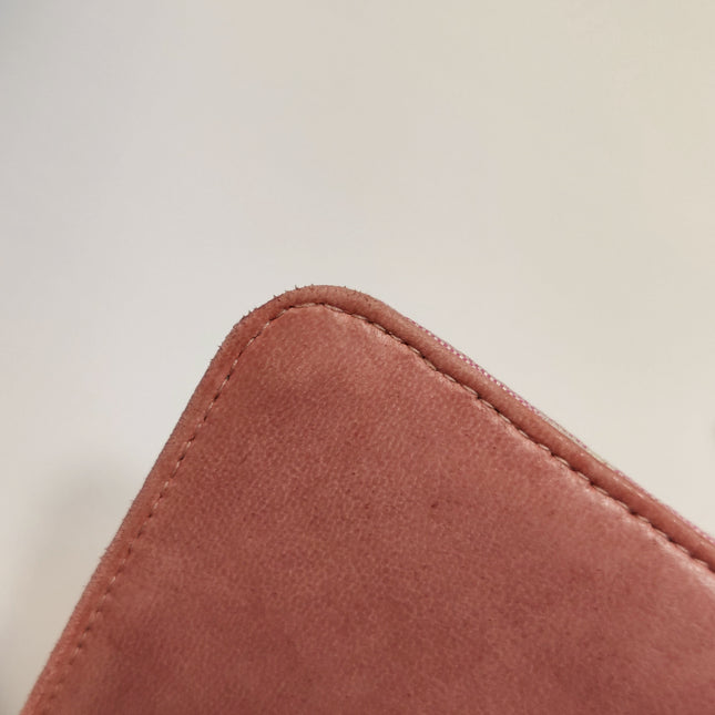 Chanel Pink Medium Canvas Ice Cube Classic Flap 2000-2002 Travel Line Shoulder Bag