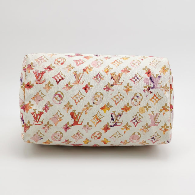 Louis Vuitton Speedy 30 Monogram Watercolor Pink Handbag Richard Prince 2008