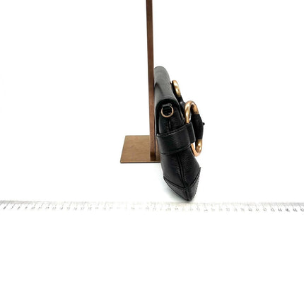 Sold Gucci Horsebit 1955 Chain Shoulder bag Large Black Leather