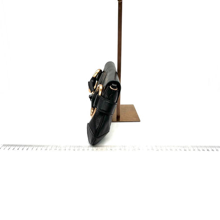 Sold Gucci Horsebit 1955 Chain Shoulder bag Large Black Leather
