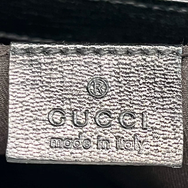 Sold Gucci Horsebit 1955 Chain Shoulder bag Large Black Leather